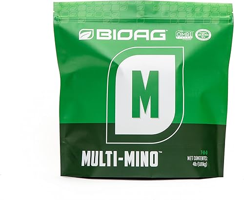 Vista 5 de Fertilizante orgánico de micronutrientes Multi-Mino, fertilizante de micronutrientes complejos con aminoácidos (1.5 libras)