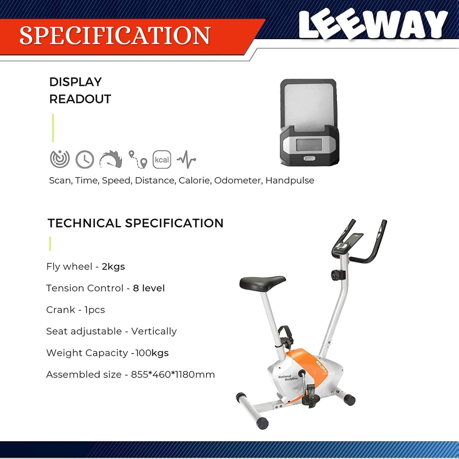 Recumbent Exercise Machine With 