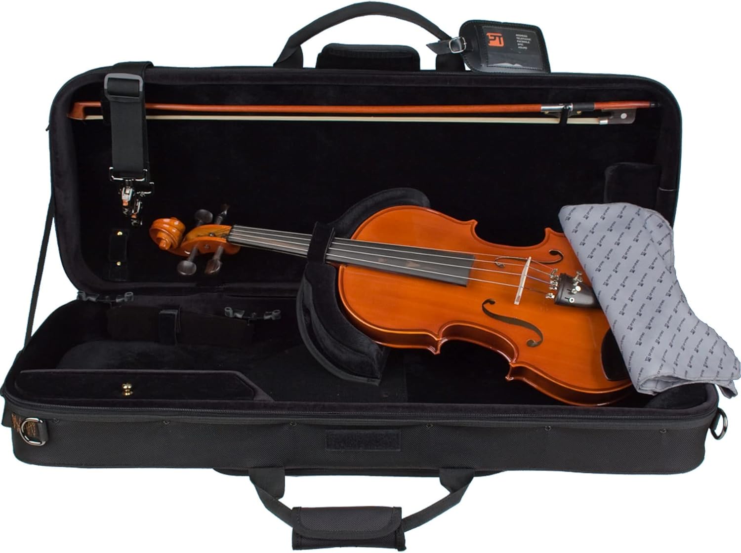 ProTec PS2165DLX Deluxe Viola PRO PAC Case, Black