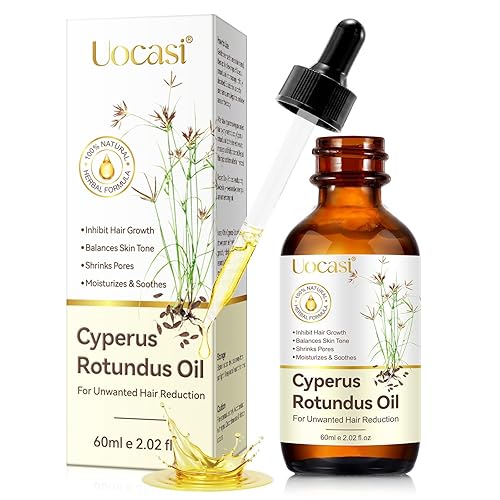 Aceite Cyperus Rotundus para depilación, inhibidor natural del cabello para mujeres y hombres, alivia la piel después de depilarse y afeitarse,