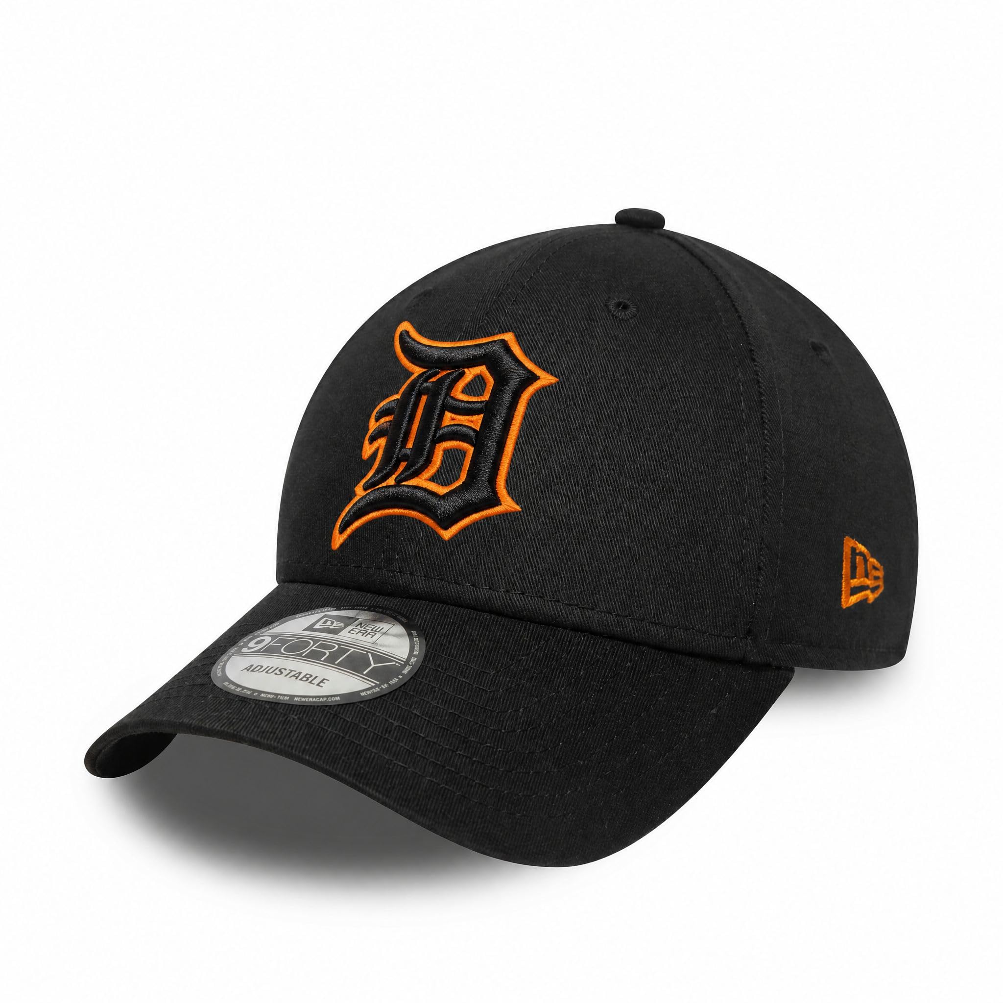 New Era Detroit Tigers MLB Team Outline 9Forty Cap Black Orange โ image 1