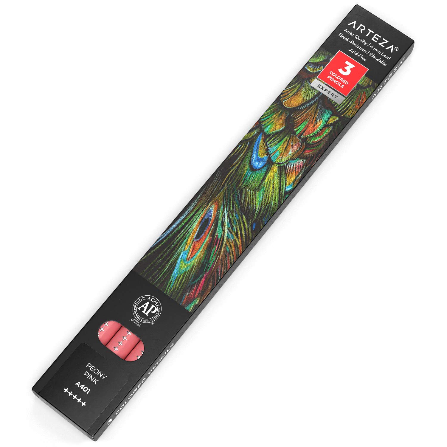 ３色色鉛筆 Amazon.co.jp: Arteza色鉛筆 3本パック - 401 牡丹ピンク ソフト