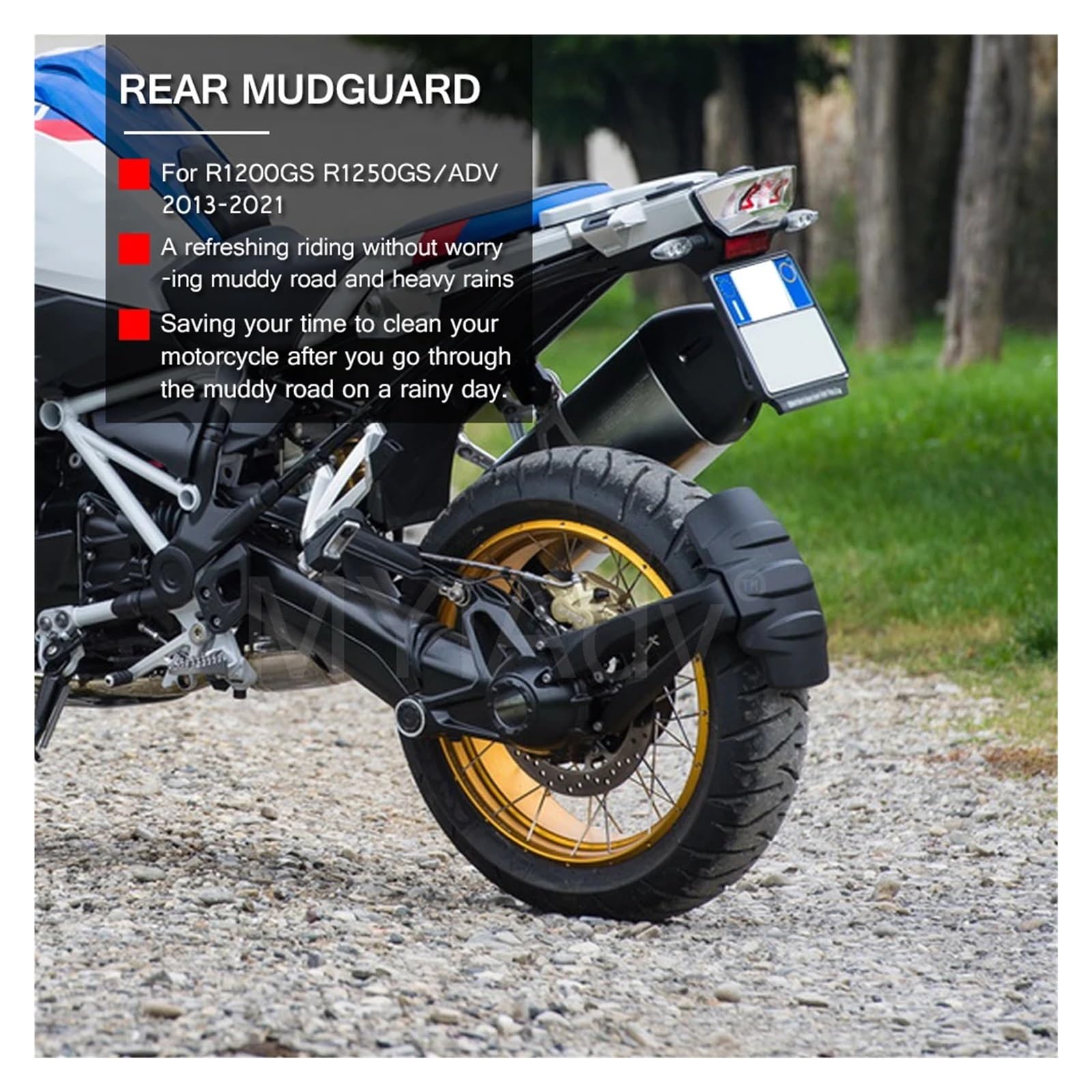  R1200/1250GS カーボン　リアフェンダー&フロントマッドガード Amazon | リアフェンダー BMW R1250GS R1200GS LC ADV 2013-2023 R