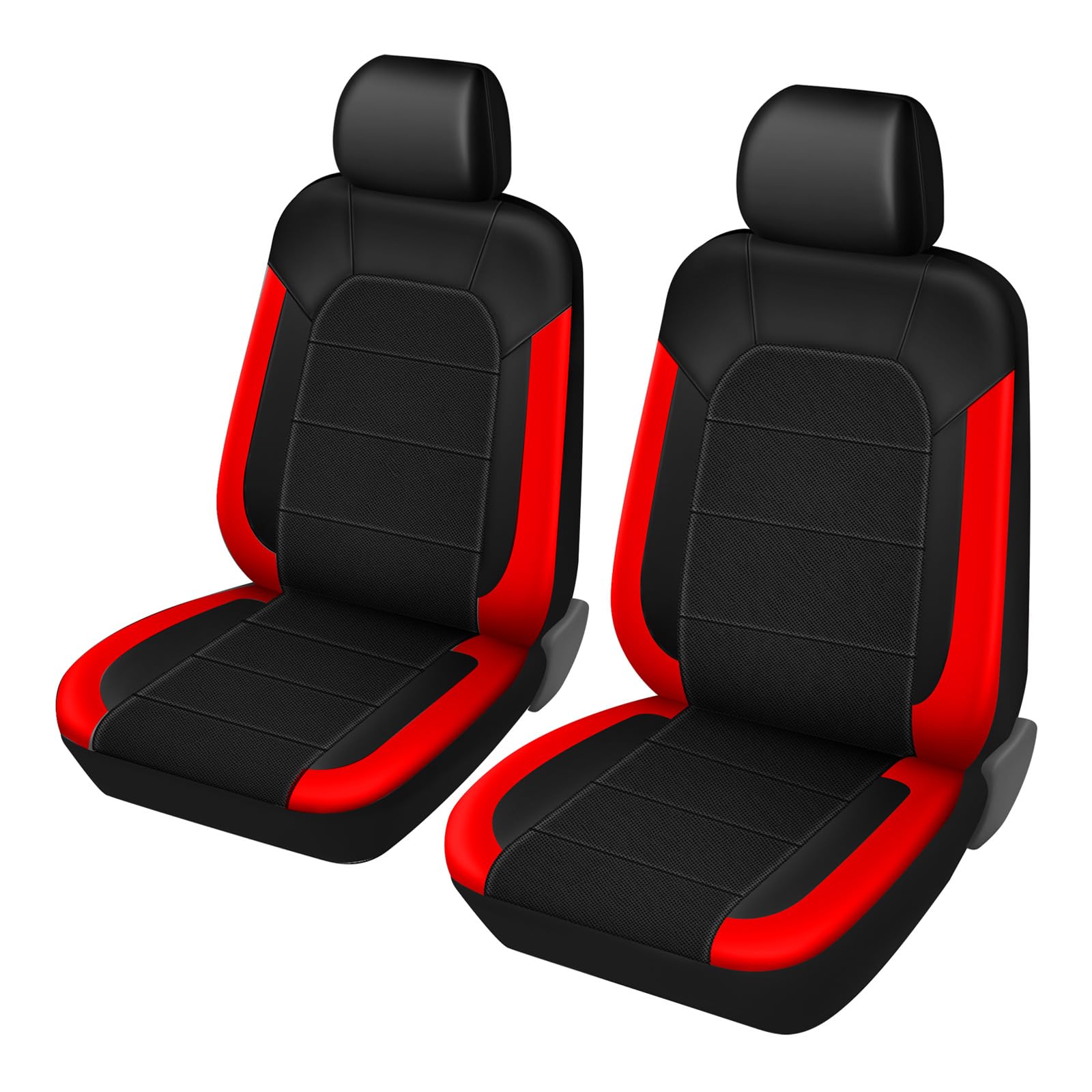 BAIEN 2pcs Car Seat Covers for Haval H2 (2015-2022), Front Seat Covers Comfortable Breathable Cushion Protectors Interior Accessories,Red