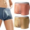 massaging magnetic underwear for men, magnetic underwear men far infrared technology 18 magnets magnetic boxers tourmaline magnetic shorts boxer briefs magnetic pants breathable stretch moisture