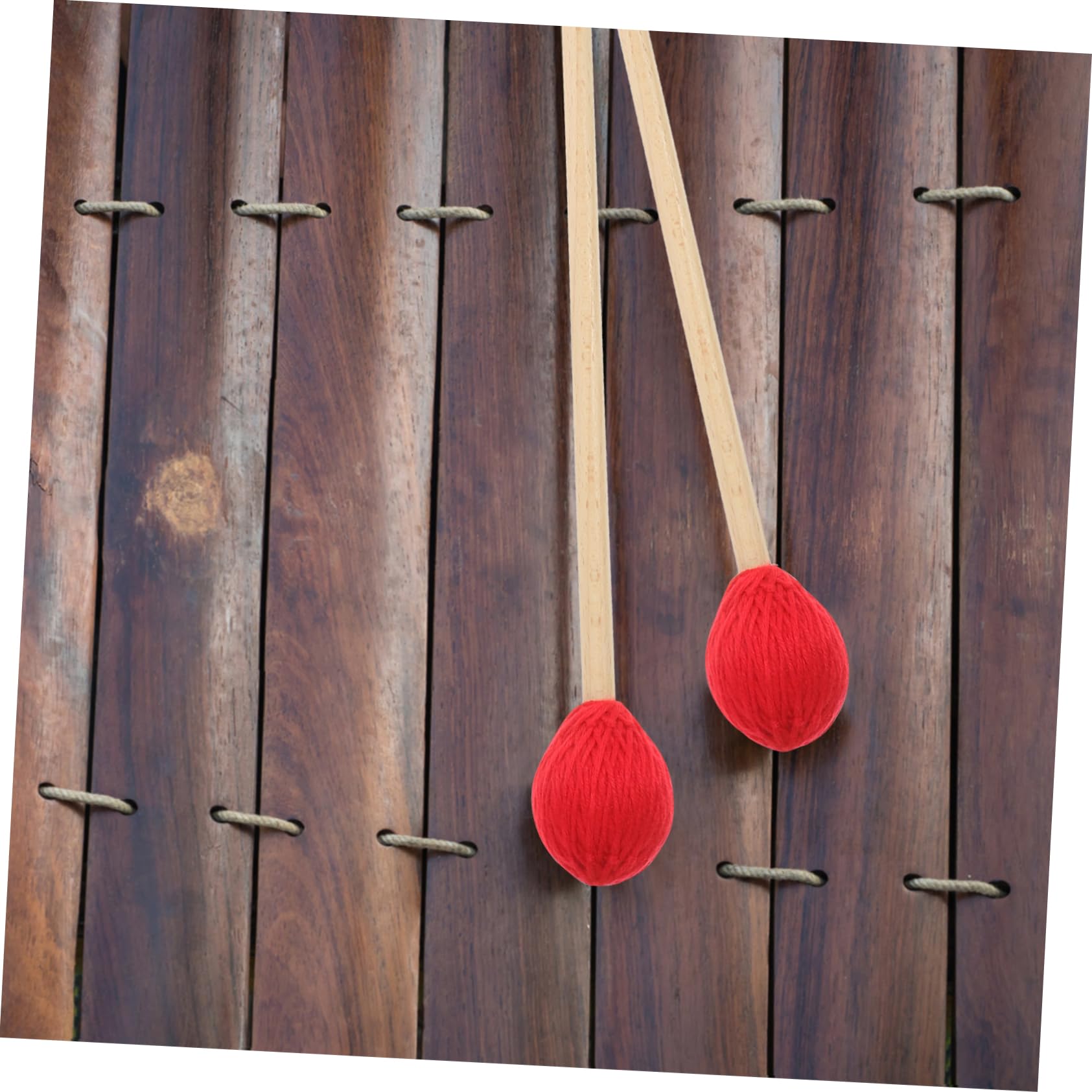 Accesorios Cómodo para de Lana de de Percusión en Instrumentos Cabeza Mazos Mango de Madera y Diseño Marimba para Uso Casa y Conciertos