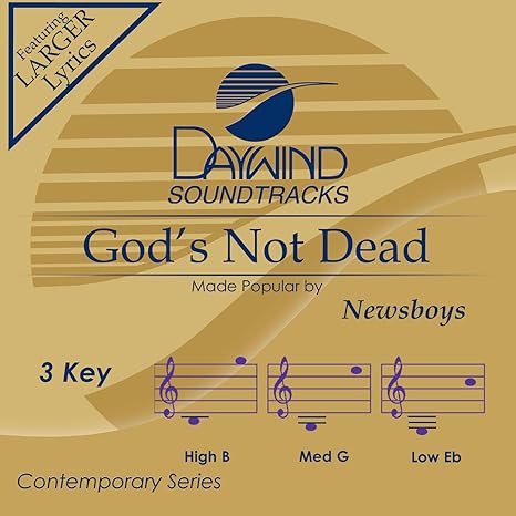 Newsboys God S Not Dead Accompaniment Performance Track Daywind Soundtracks Contemporary Amazon Com Music