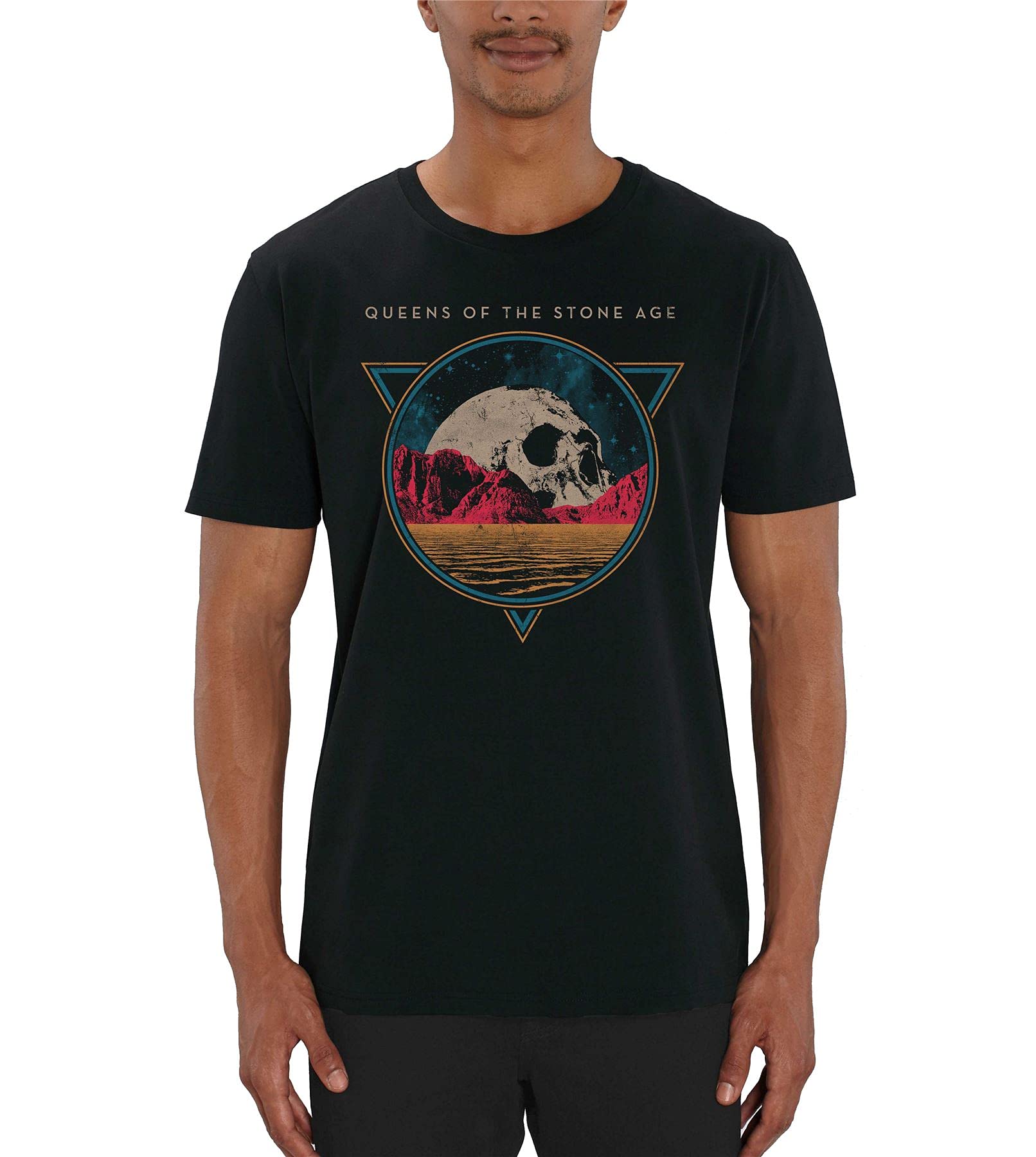 Cup of Tees Queens of The Stone Age Skull Triangle Men's Black