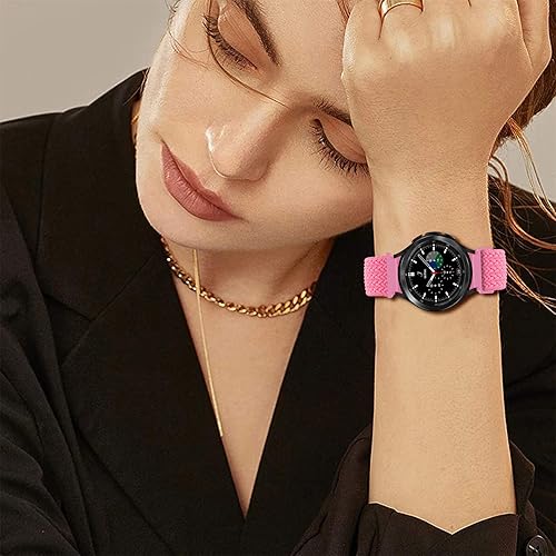 Miniatura 5 de Correa de nailon trenzada para Samsung Galaxy Watch 3 de 1.772in y 1.811in para HUAWEI Watch GT 23Pro de 1.811in, correa de reloj elástica de
