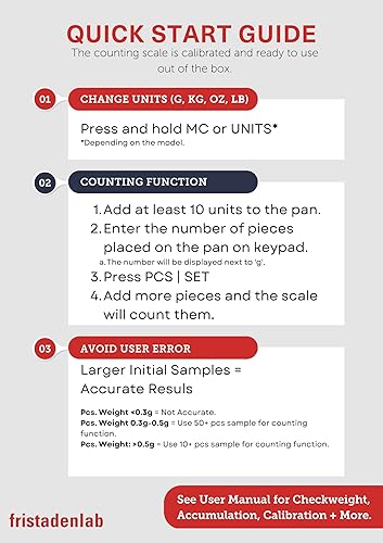 Miniatura 6 de Seattle Alki Scientific - Báscula de conteo industrial balance digital con capacidad de 661lbs y precisión de 002oz báscula electrónica de gramos