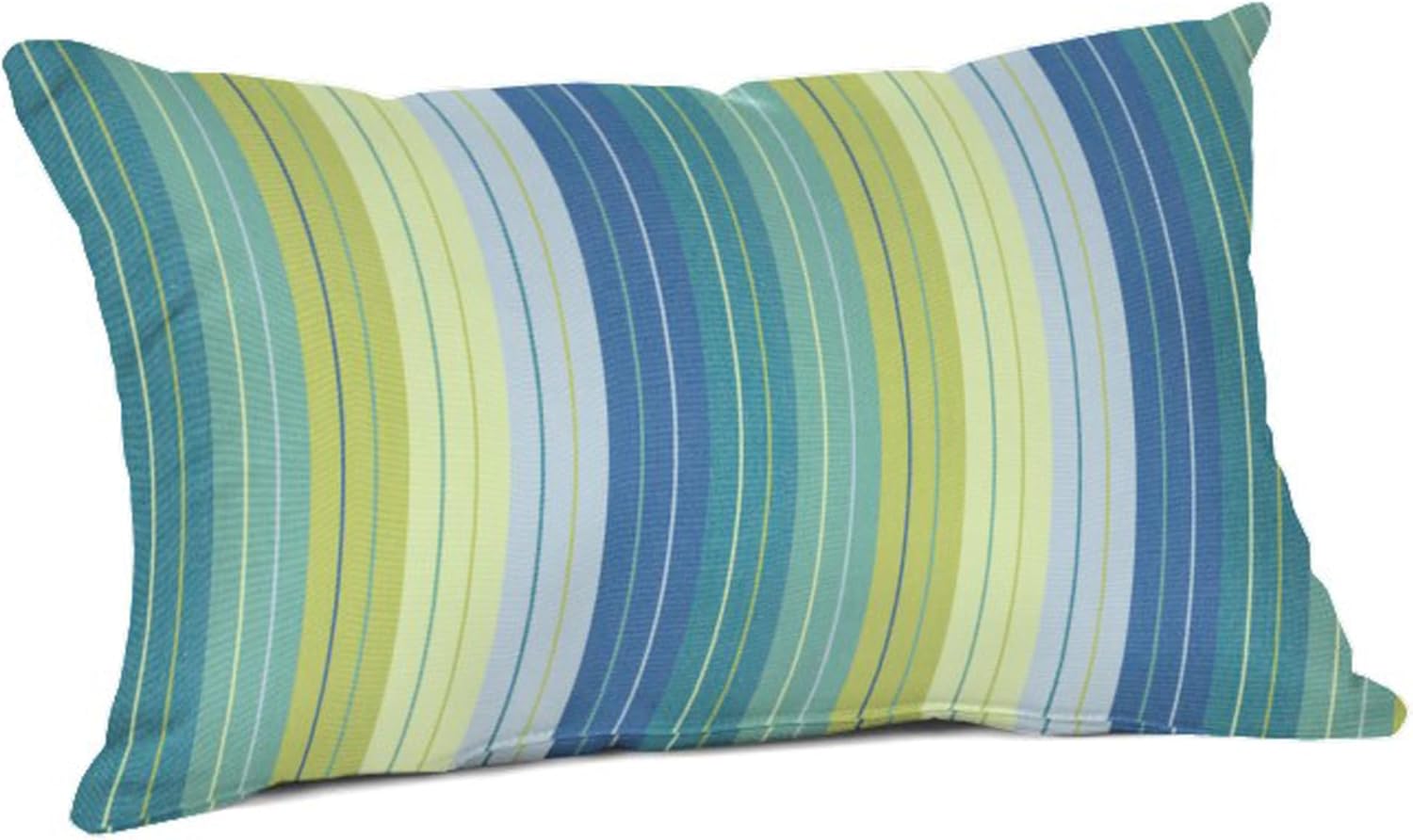 Sunbrella Outdoor Pillows for Patio Furniture - 19" W x 12" L x 6" T, Lumbar Pillow with Comfort, Style & Durability Designed for Outdoor Living - Made in The USA