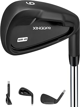 XM-01 Individual Golf Iron #9 - Premium Mens Golf Club Iron with Steel Shaft for Right Handed Golfer Stiff Flex