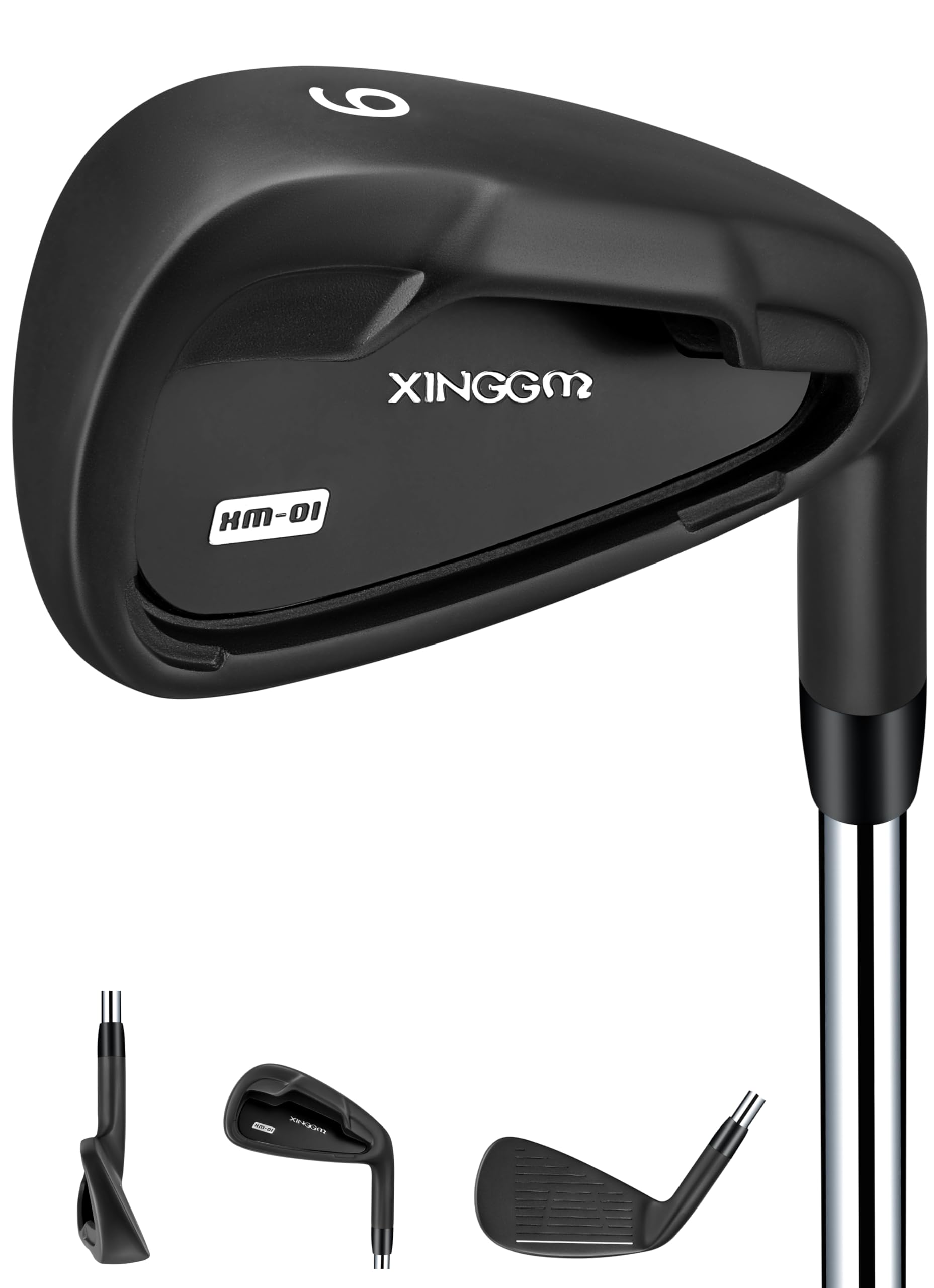 XM-01 Individual Golf Irons or Golf Irons Set - Premium Men Golf Club Iron with Steel Shaft for Right Hand Golfers Stiff Flex