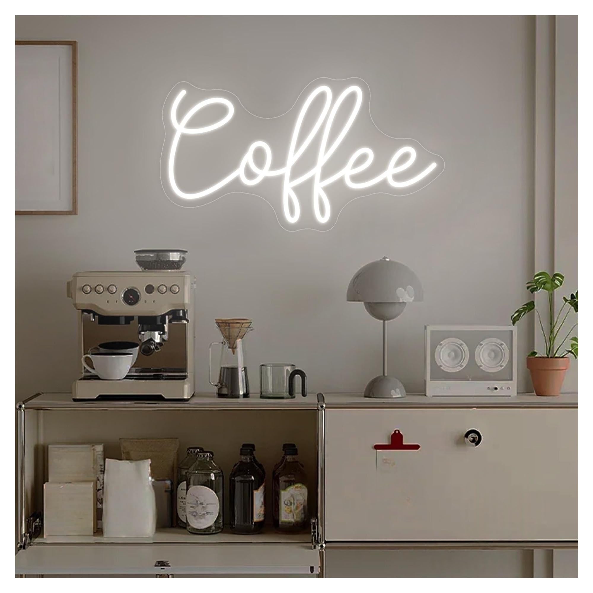 Shouxi C Sign Lamp Offee Neon Sign, Personalized,Lub Afe Shop Store Business Logo, Bar Welcome 41Cm(C)