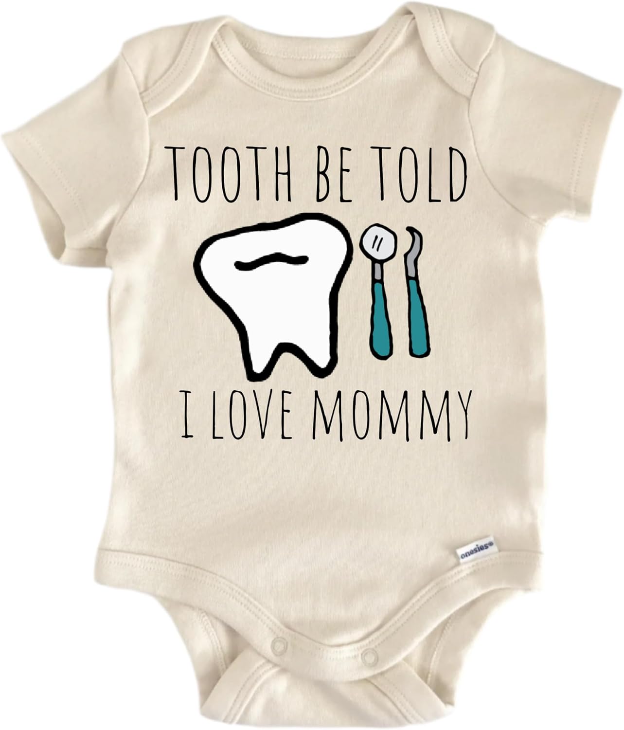 Dentist Baby Bodysuit – Funny Infant Outfit, Unisex Cotton Baby Clothes, Soft Short Sleeve Newborn