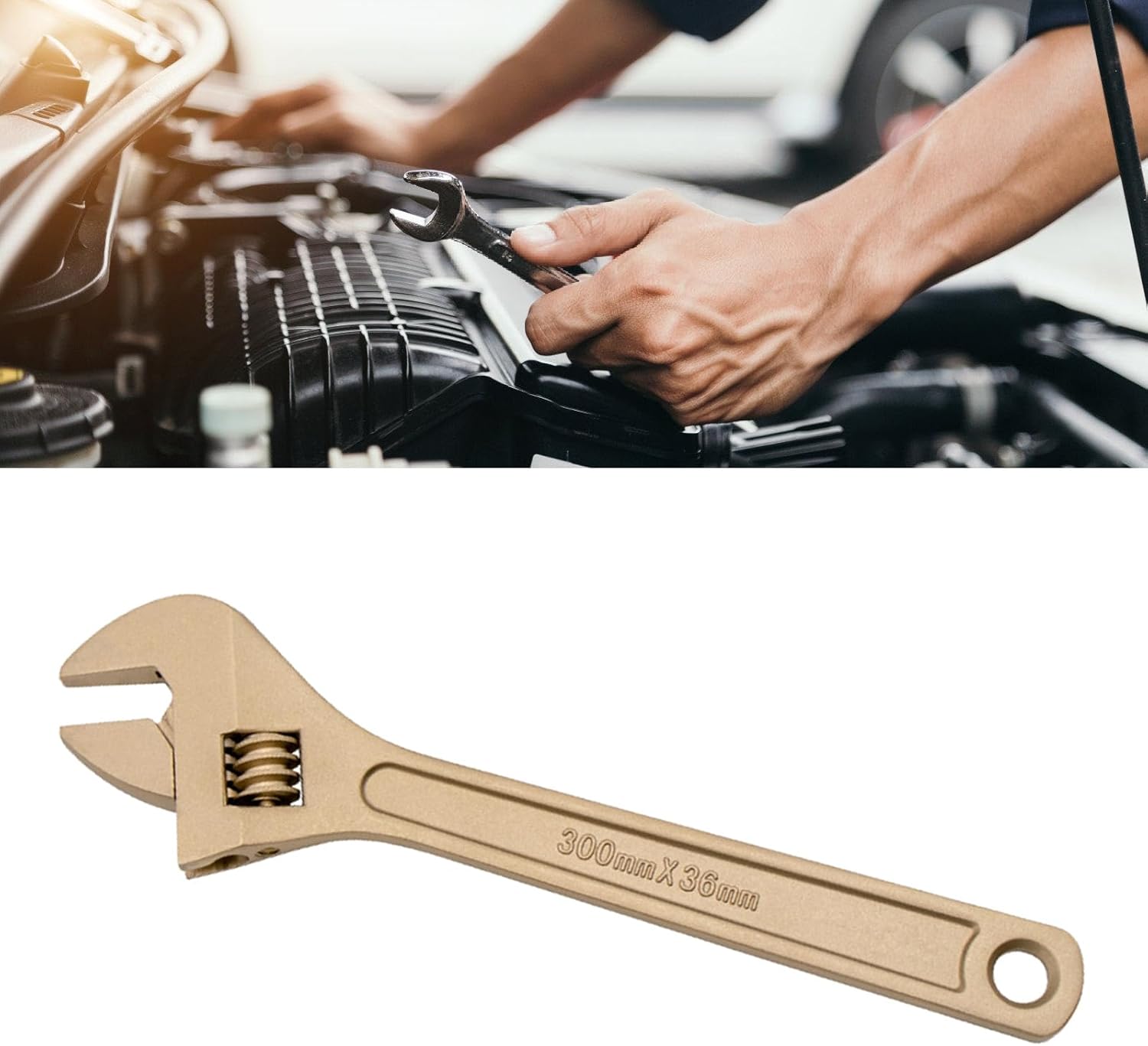 可燃性環境操作爆発性アルミニウムブロンズレンチのために、500&deg;Cまでのヘビーデューティーアルミニウム青銅銅抗拡散レンチ