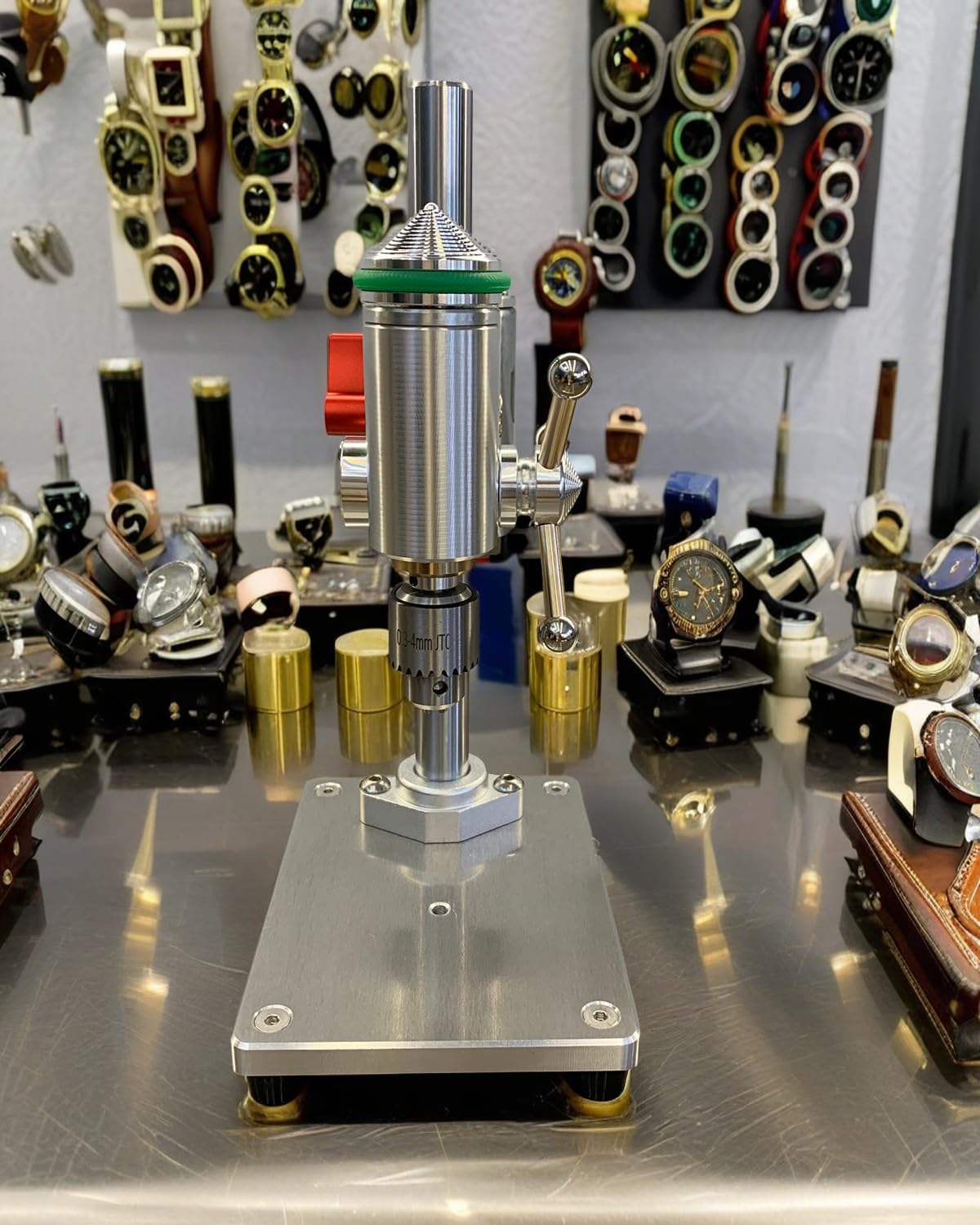 EnweMahi 80W Mini Precision Bench Drill, 3-24V, Compact, Portable, Watch Repair Tools, DIY Model Making Tools