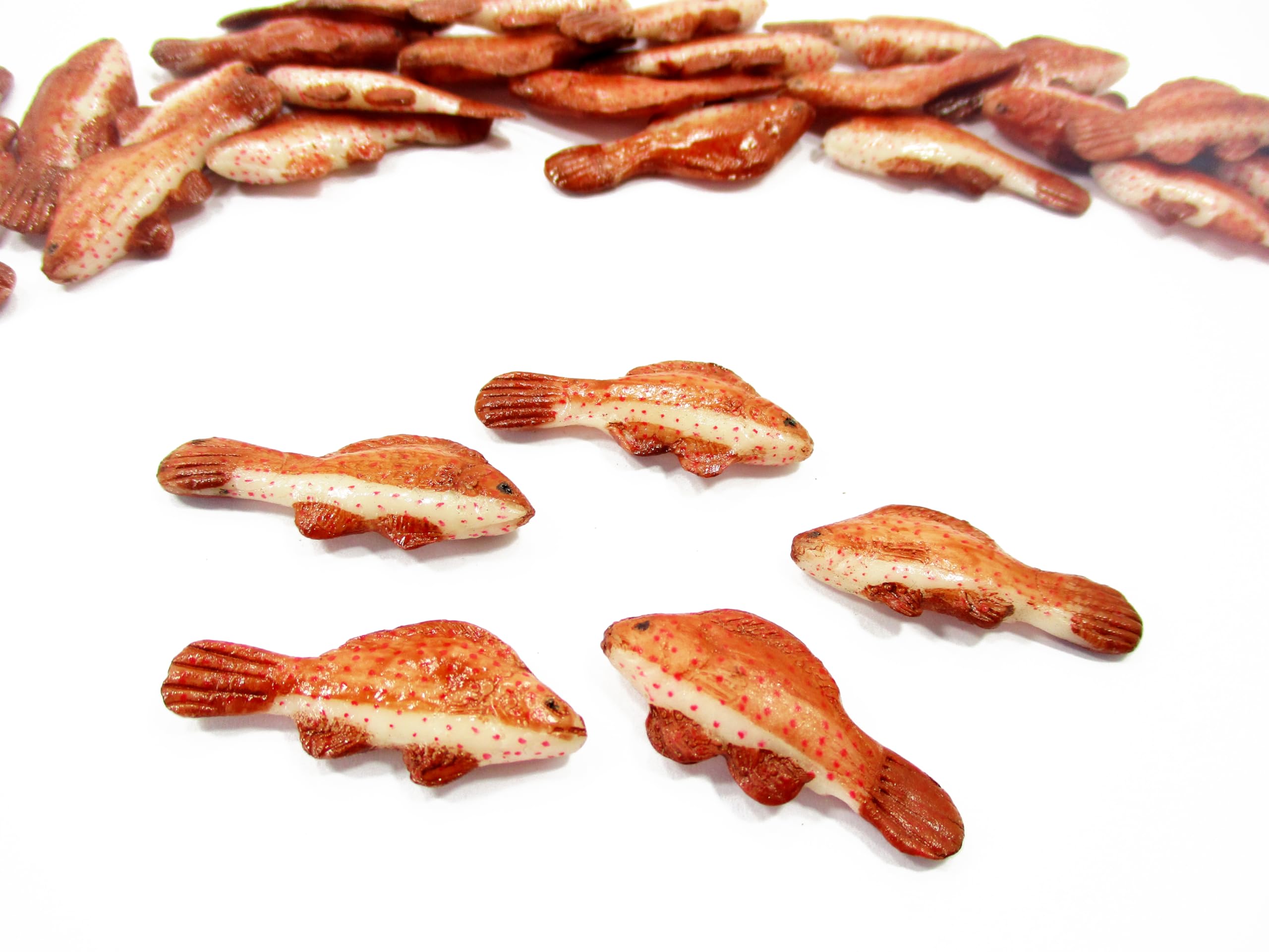 Miniature 5 Coral Trout Fresh Fish Dollhouse 1:12 Fresh Fish Seafood 17055