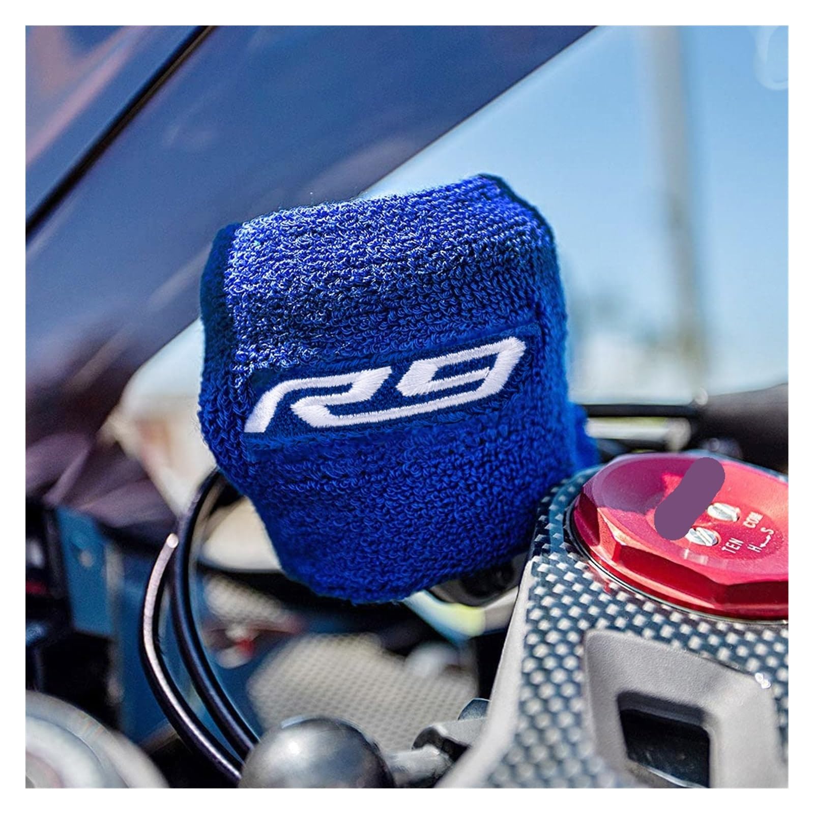 Tappo Serbatoio Olio Liquido Freno Per YZFR9 YZF R9 YZF-R9 2021-2025 2026 Moto Anteriore Posteriore Serbatoio Fluido Freni Tappo Di Copertura Calzino Accessori Ricambio