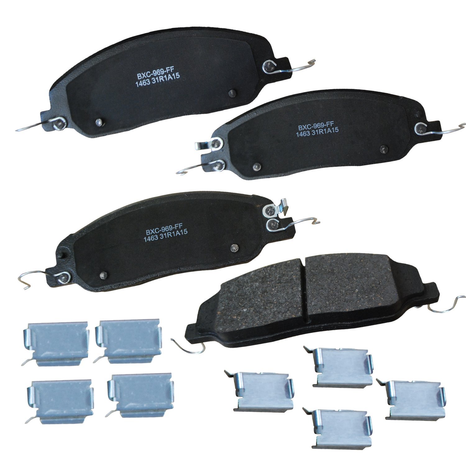 Bendix Premium SBC1463 Ceramic Front Brake Pads for Ford Mustang 2012-2011