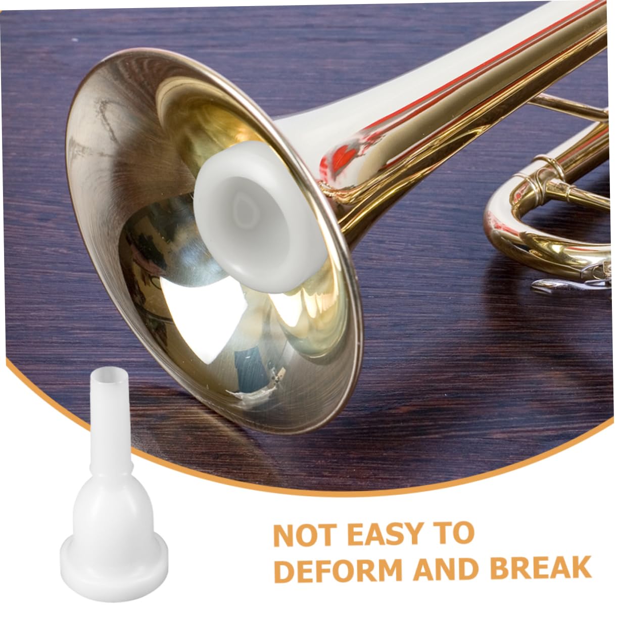 ERINGOGO Trumpet Mouthpieces Plastic Trumpet Mouthpiece C527 Size Smooth Replacement for