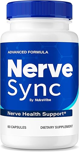 Sincronización nerviosa fórmula diaria de apoyo nervioso con una mezcla equilibrada para una función nerviosa saludable, comodidad y bienestar