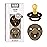 BIBS Pacifiers Colour Collection | Natural Rubber Baby Pacifier | Set of 2 BPA-Free Soothers | Made in Denmark | 0+ Months (Pack of 2) | Mocha/Dark Oak