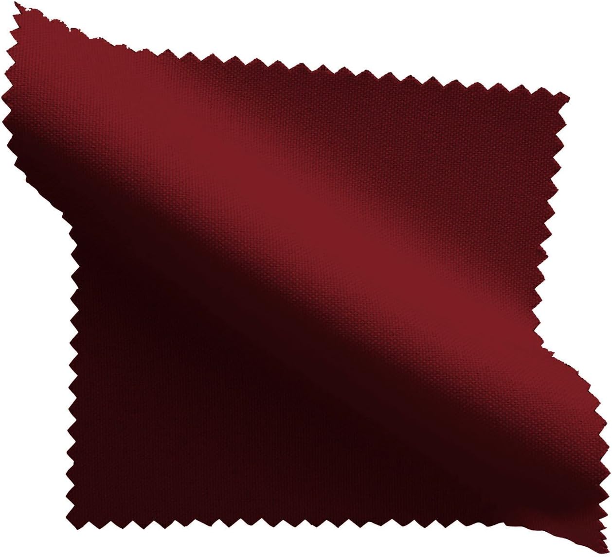 LA Linen 10-Pack Poly Poplin Napkin, Soft Cloth Napkins, Washable Reusable Napkins, Stain and Wrinkle Resistance Table Napkins for Dinner, Wedding, Parties, 18 by 18-Inch, Burgundy