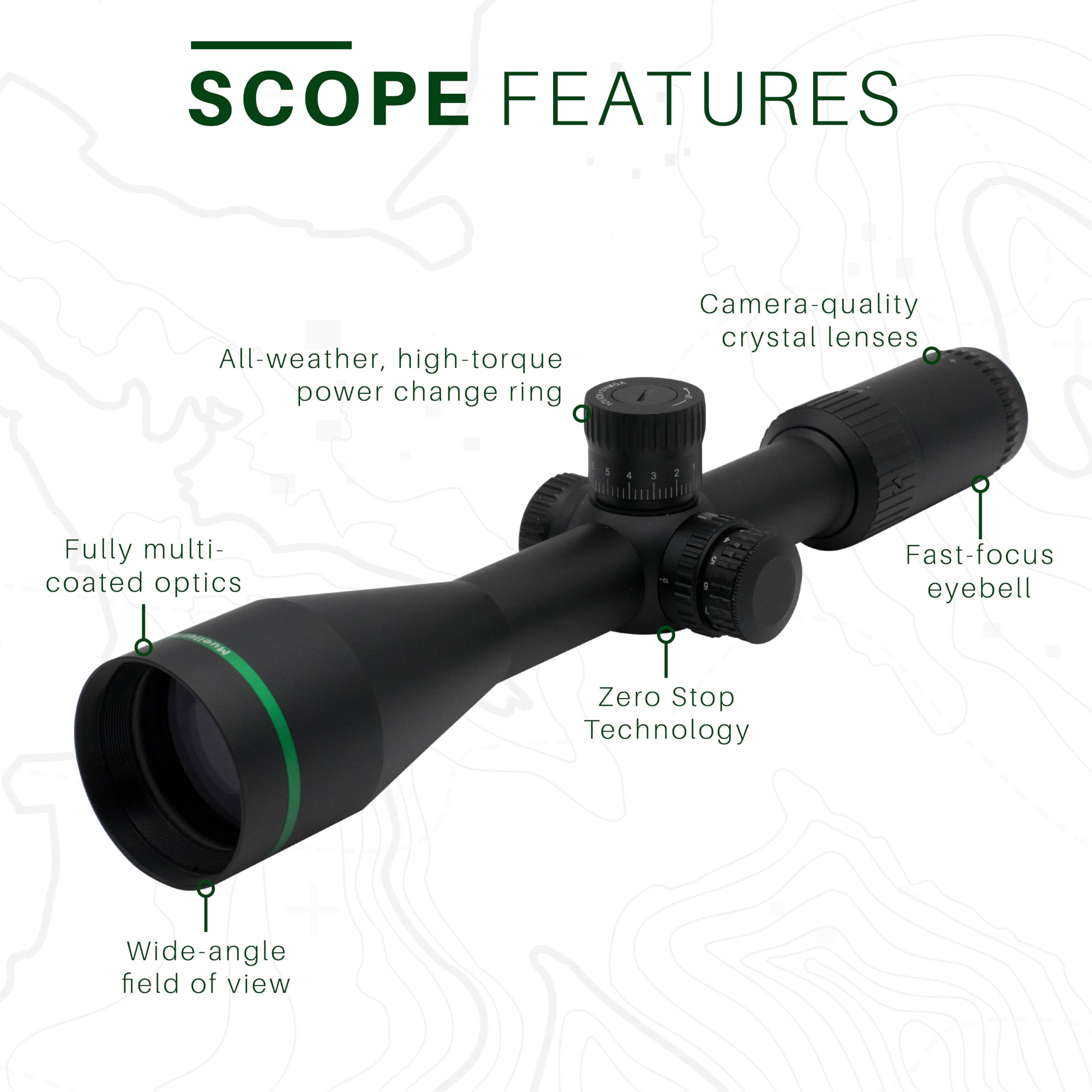 Amazon.com : Mueller Optics 6-24×50 Rifle Scope: Precision