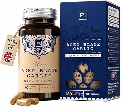FS Aged Black Garlic Extract, 180 Capsules, 10,000mg High Strength