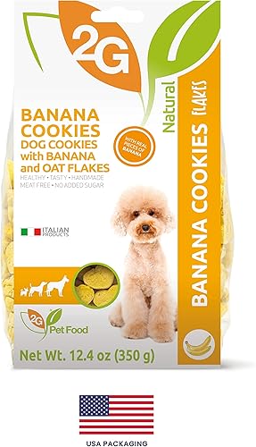 Miniatura 4 de Galletas para perros (plátano, copos de avena)