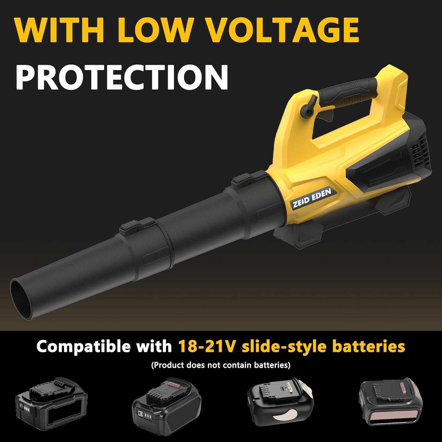 Mini Cordless Leaf Blower Up to 200 MPH 21V Small Electric Leaf Blower Cordless,infinitely Variable speeds, Compact Battery Powered Leaf Blowers for Lawn Care(Without Battery)