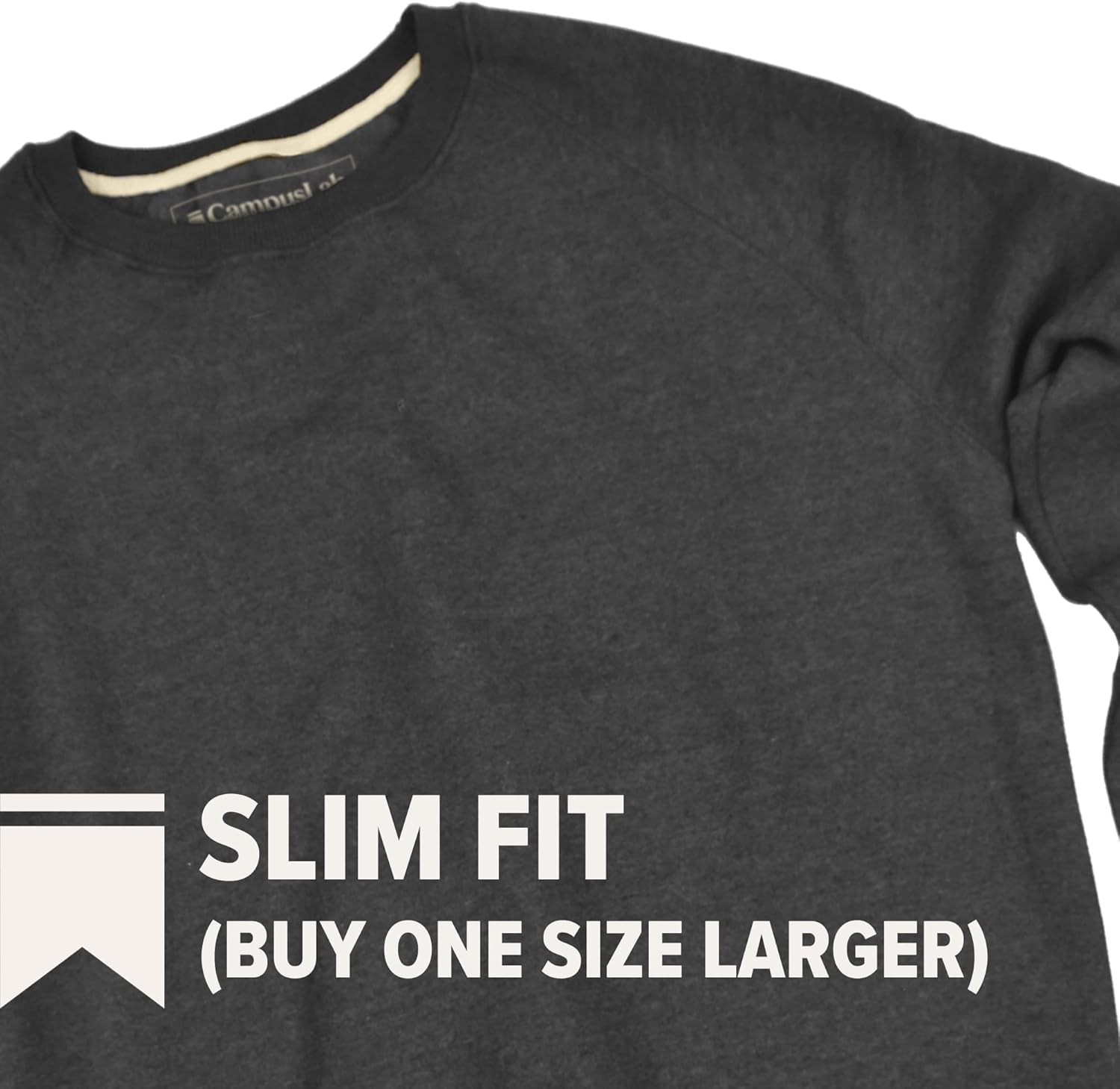 Miniatura 3 de Campus Lab Collegiate Distressed Team Unisex Adulto Slim Fit Sudadera Sudadera Cuello Redondo Colección