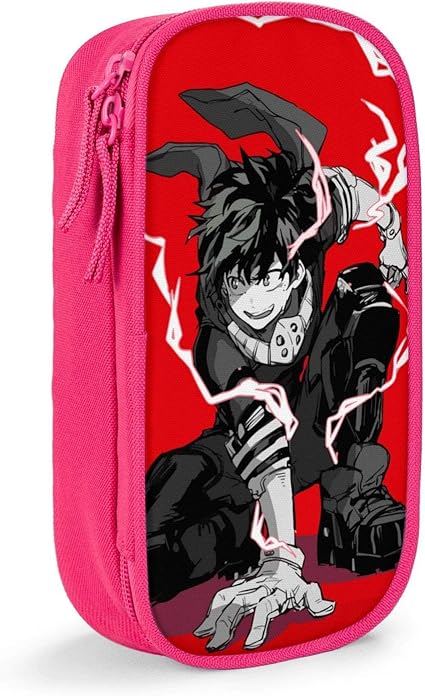 Amazon 僕のヒーローアカデミア ヒロアカ 緑谷 デク ペンケース 人気 アニメ 漫画 筆箱 ツールペンケース 小物収納 化粧ポーチ 便利 大容量 撥水加工 長持ち ファスナー 多機能 軽量 通学 女の子 社会人用 誕生日 プレゼント 文房具 オフィス用品 文房具 オフィス用品