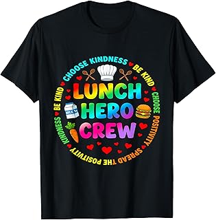 Lunch Hero Crew School Cafeteria Appreciation Week T-Shirt