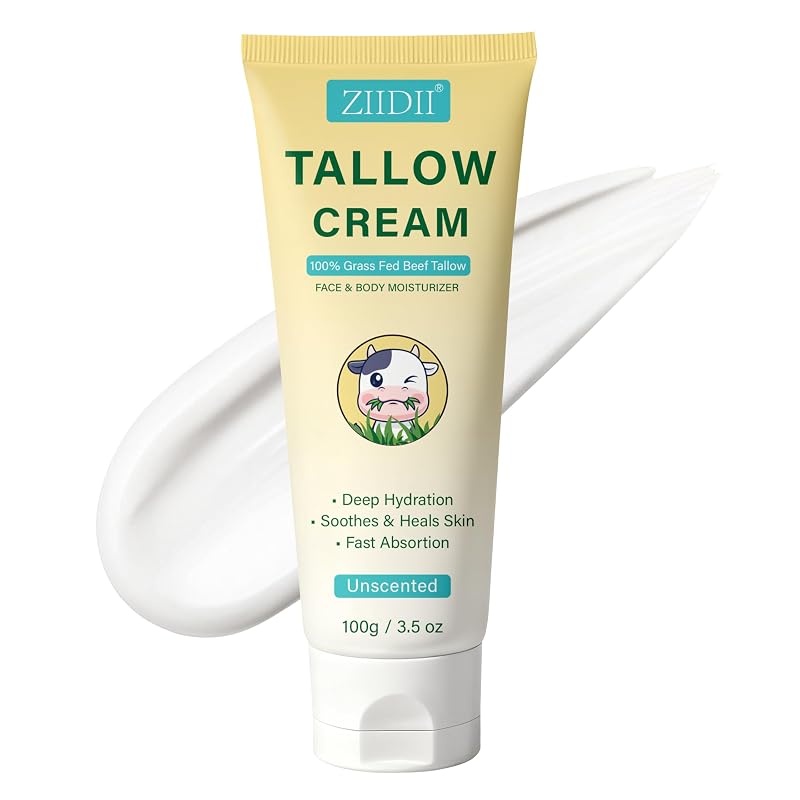 Creme hidratante corporal com sebo bovino ZIIDII sem fragrância, 100 g