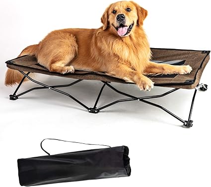 folding elevated dog bed