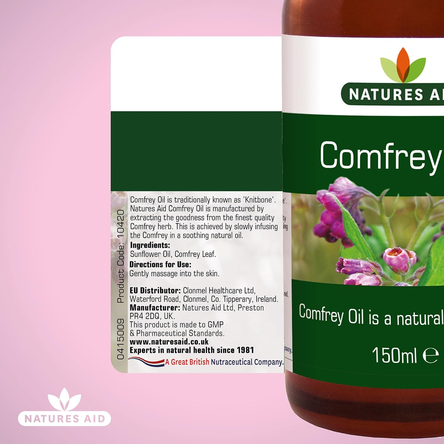 Natures Aid Comfrey Oil - 150ml