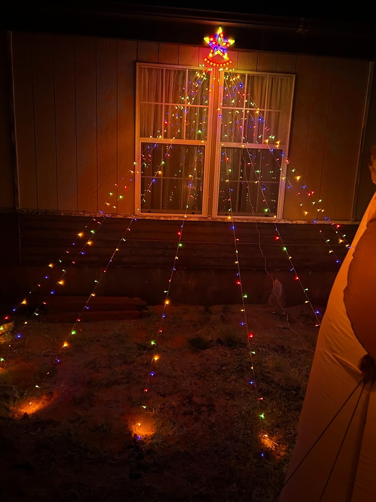 12.6 FT Waterfall Christmas Lights photo review