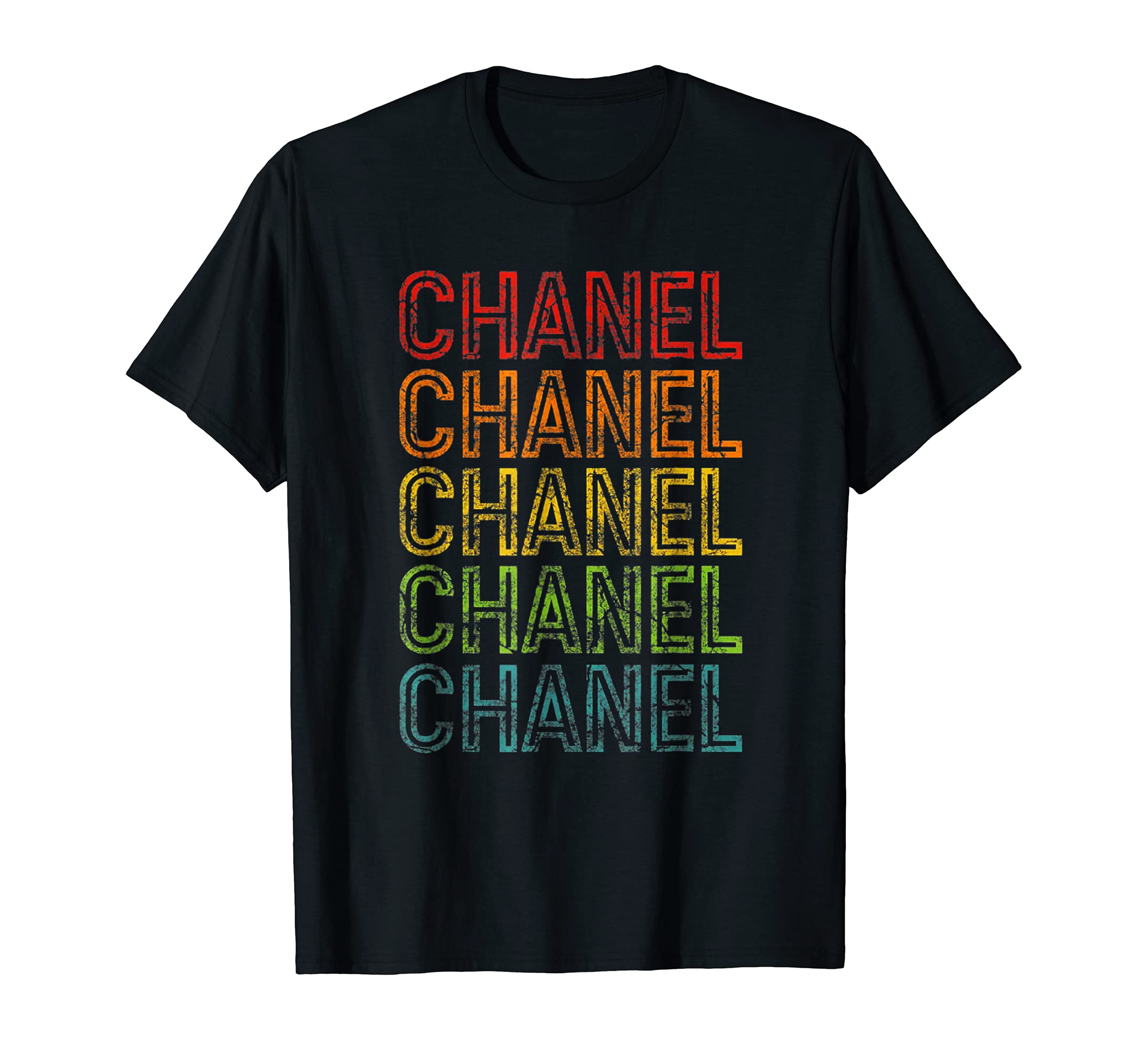 Vintage Retro Name-Chanel Birth-day Party Gift Idea T-Shirt