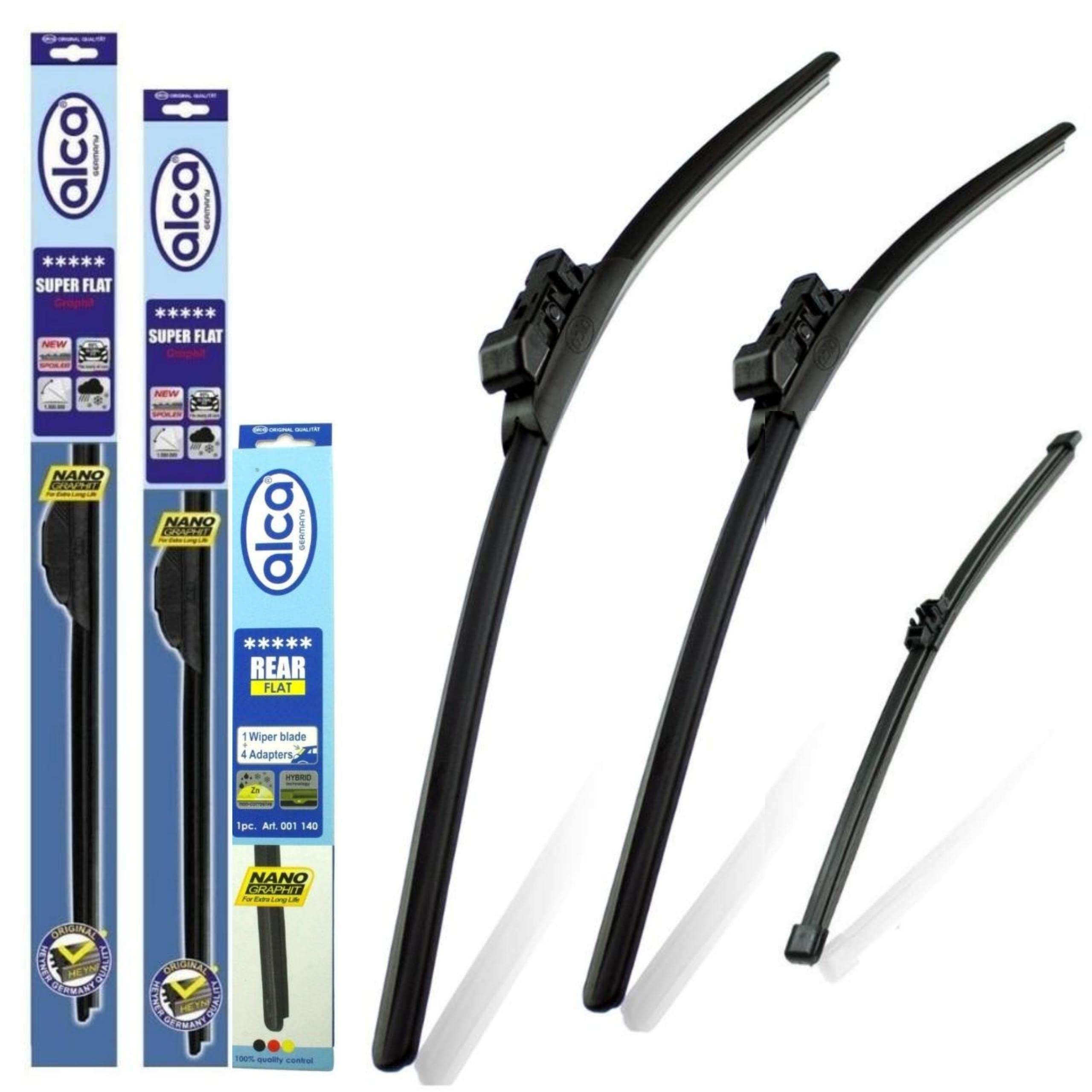 Germany Fits Mini Countryman 2017-2023 Set Of 3 Car Wiper Blade Replacements For Front & Rear Superflat 23''21''TLB 10ARF