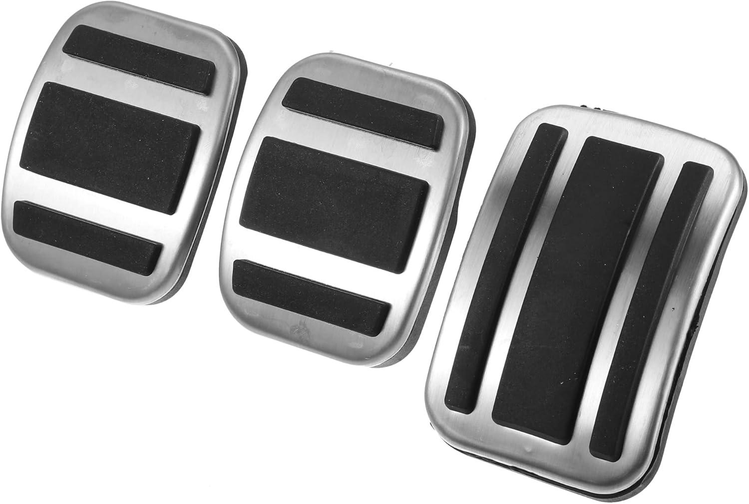 X AUTOHAUX 3pcs Brake Pedal Pad Gas Accelerator Pedal Cover