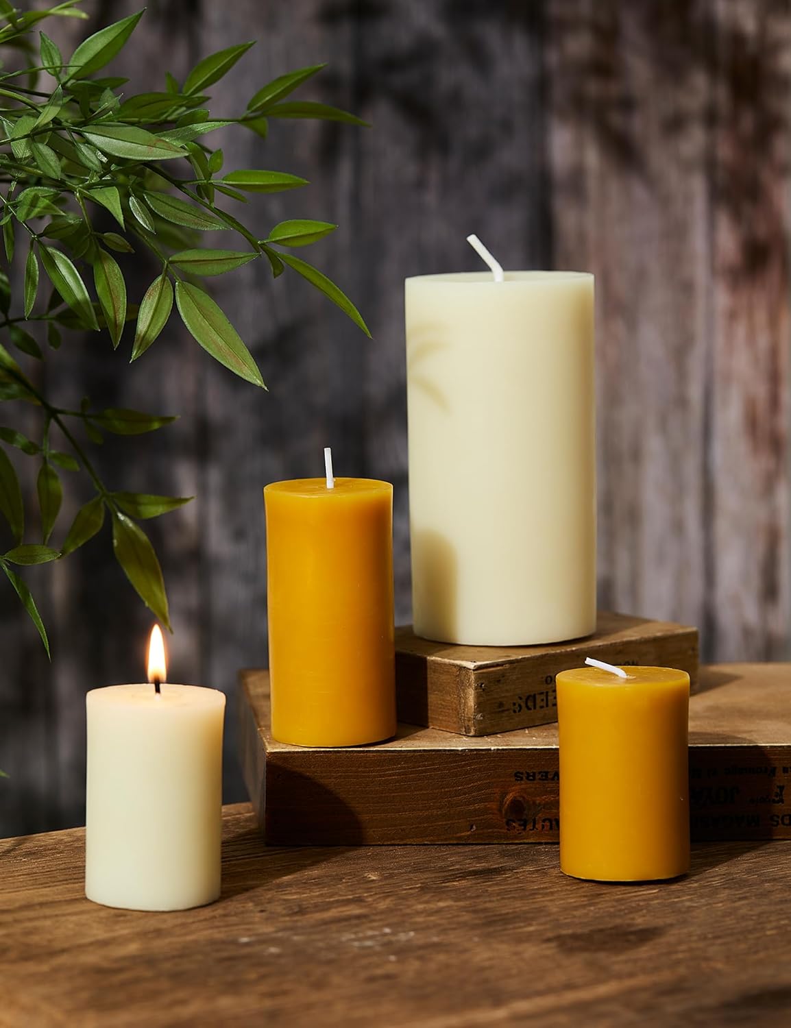 White Natural Beeswax Pillar Candles-28 Hours Burn Time 100% Pure Beeswax Candles | Organic Bees Wax for Home, Prayer, Christmas, Party | Unscented, Smokeless, Dripless 1 Pack (2×4 inch) - Image 7