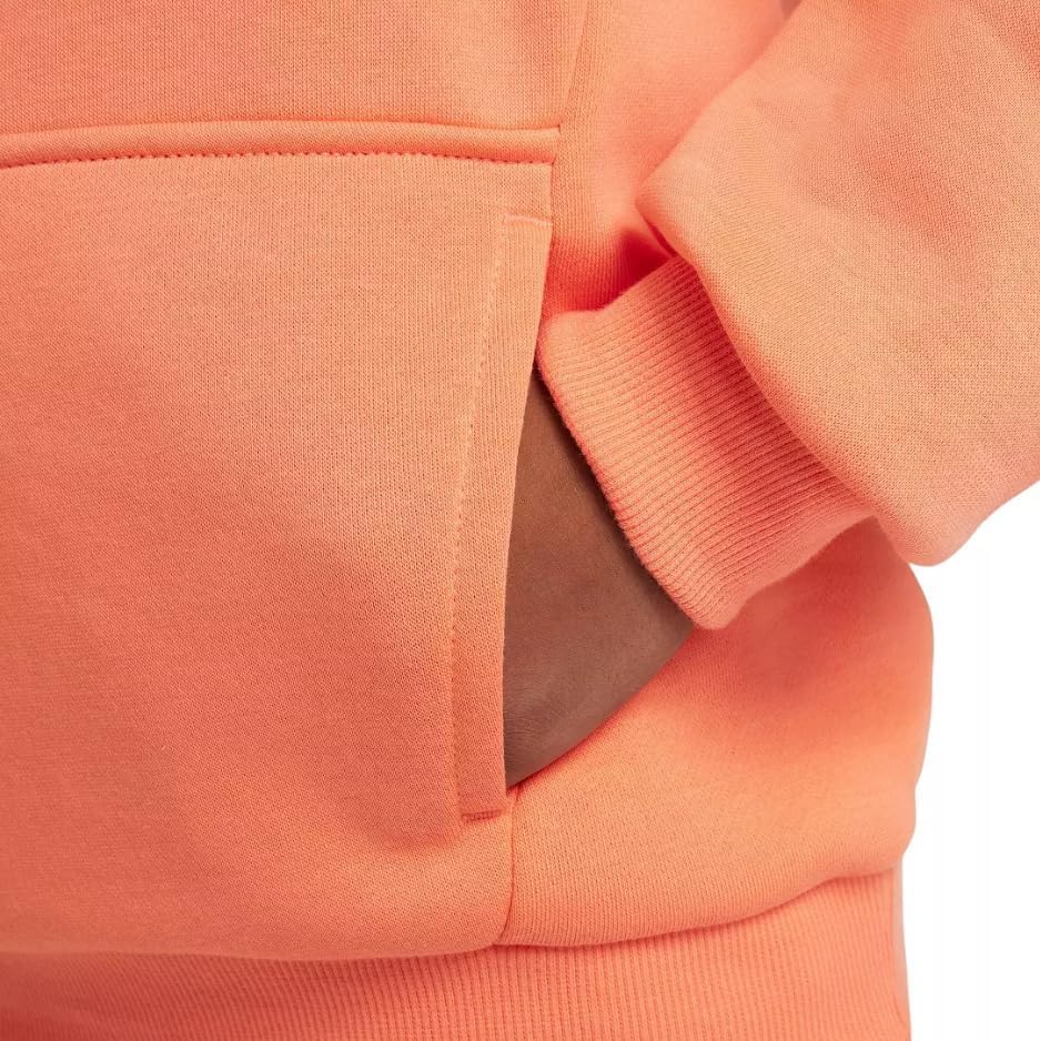 Nike Sportswear Club Fleece Pullover Hoodie (Little Big Kid) X-Large Light Wild Mango/White image 3 of 3 B0FGDNYRM8