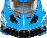 Vista 3 de Bburago Bugatti Bolide Diecast Model Car 11047 Azul Negro