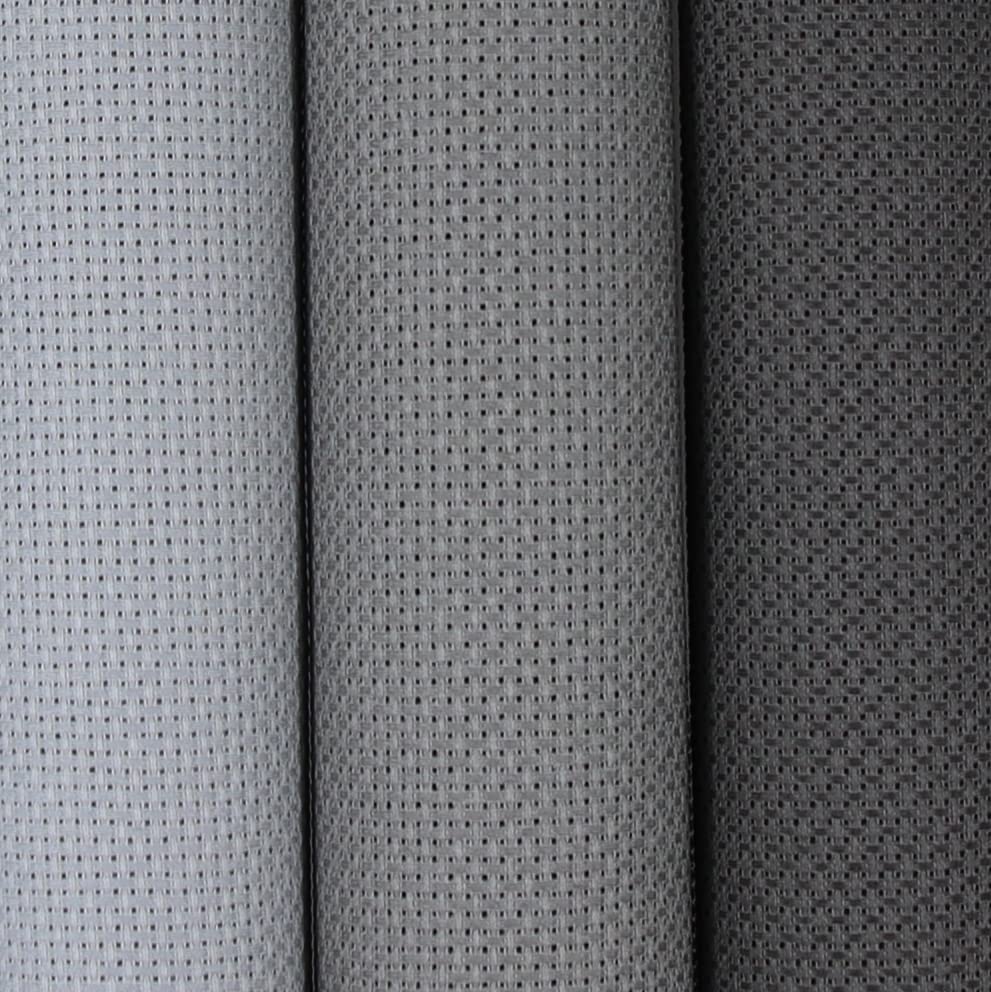 Image of KCS 3 pc of 15 inch x 18 inch Counted Cross Stitch Cotton Aida Cloth Needlework Fabric (Light Grey+Medium Grey+Dark Grey, 14CT)