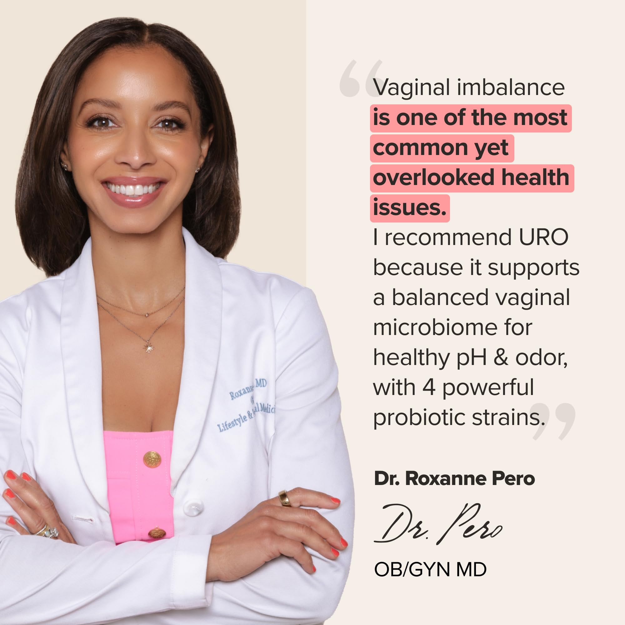 O Positiv URO - Probióticos vaginales para mujeres, equilibrio de pH con prebióticos y Lactobacillus, suplemento de salud vaginal, promueve el olor y la flora vaginales saludables, 60 unidades 7