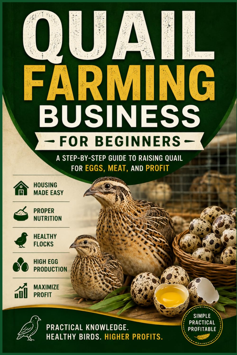 Quail Farming Business for Beginners: A Practical Step-by-Step Guide to Starting, Managing, Marketing, and Growing a Profitable Quail Farming Business (Backyard Quail Mastery Series)