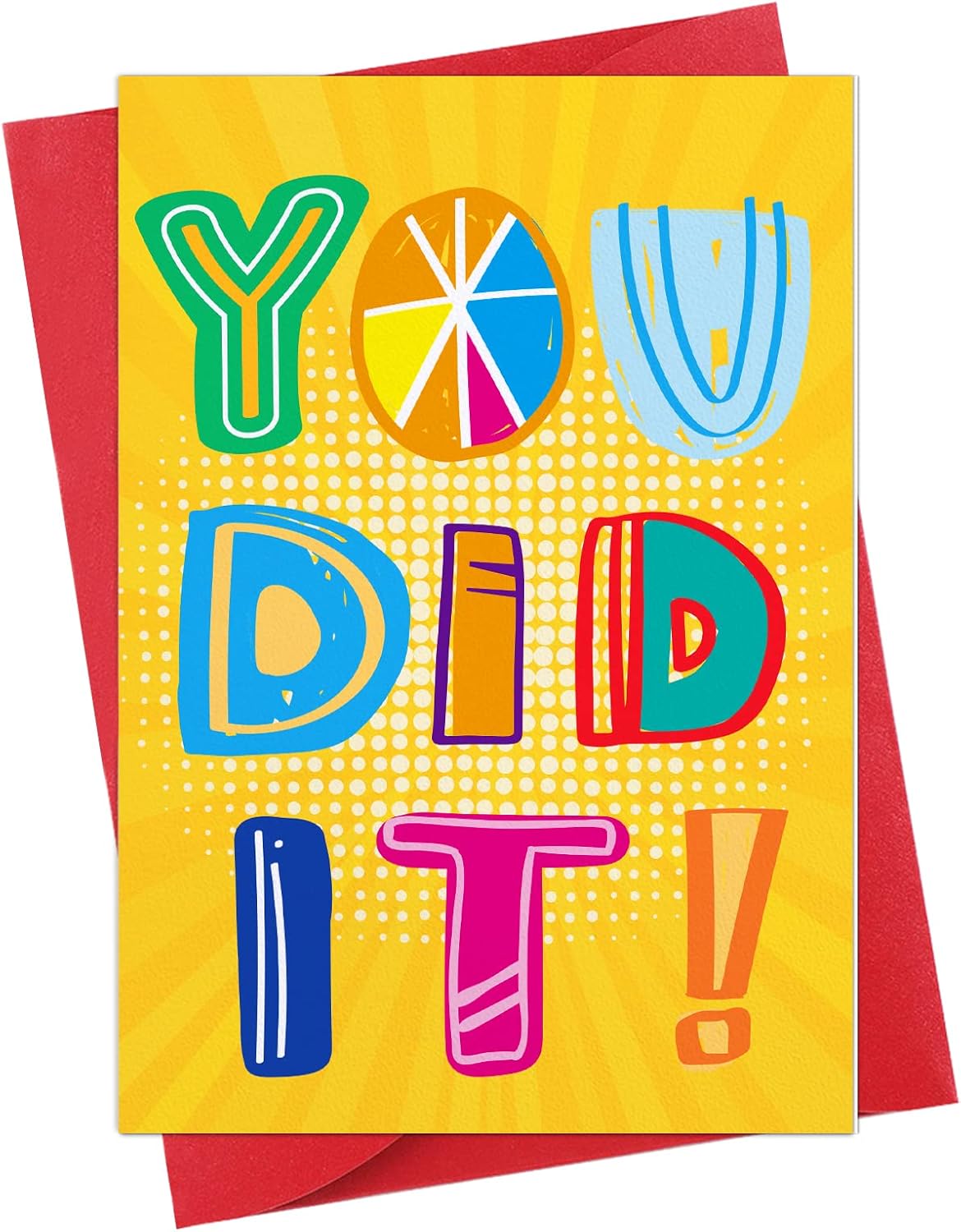 FLYAB Graduation Card for Her Him Graduates You Did It