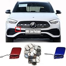 Front Tow Cover Fit 20-23 Mercedes Benz GLA Class W247 X247 AMG Line for GLA180 GLA200 GLA220 GLA250 GLA35 GLA45 SUV 2020 2021 2022 2023 Bumper Hook Eye Cap
